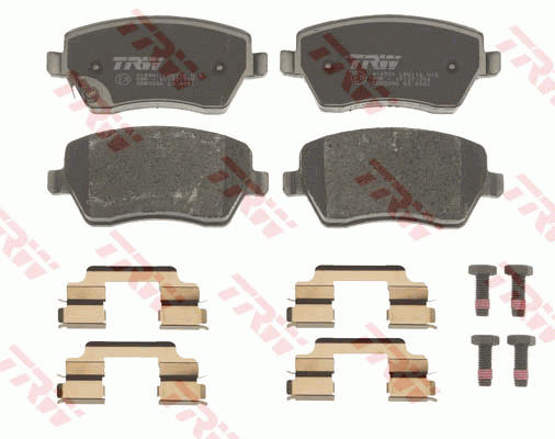 Колодки тормозные ЛАДА Vesta,Largus RENAULT Logan,Clio NISSAN Micra,Note передни GDB3396 TRW