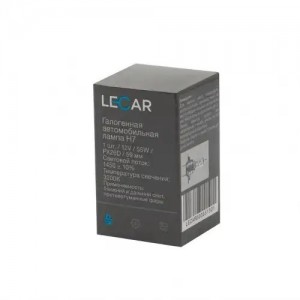 Лампа галогенная H7 12V 55W (PX26D) LECAR000051301 LECAR