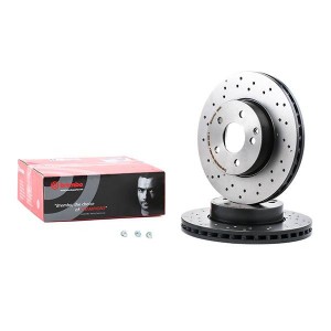 Диск тормозной перфорированный 09.A613.51 09.A613.51 BREMBO