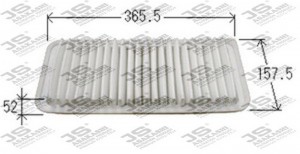 фильтр воздушный!\Lexus RX 400H 04-08 A1014 JS ASAKASHI