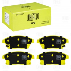 Колодки тормозные дисковые передние керамические PRO PF0516CR TRIALLI