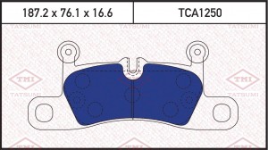 Колодки тормозные дисковые задние VW Touareg 10-PORSCHE Cayenne 10- TCA1250 TCA1250 TATSUMI