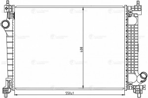 Радиатор охл. для а м Ravon Nexia R3 (15-) 1.5i MT (LRc 0594) LRC 0594 LUZAR
