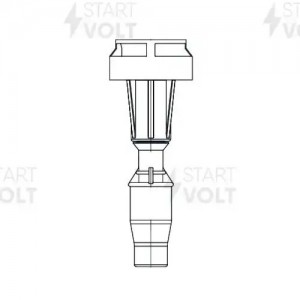 Наконечник катушки зажигания для а/м Hyundai Tucson (15-)/Kia Soul II (16-) 1.6T STC 0800 START VOLT