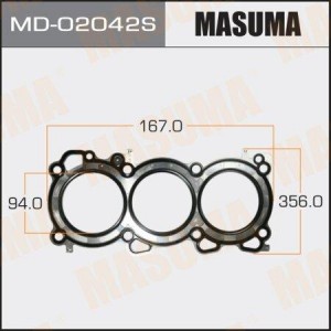 прокладка ГБЦ правая! 1.6мм\ Nissan Maxima QX 3.0 V6 24V VQ30DE DOHC 00> MD-02042S MASUMA