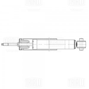 Амортизатор Mercedes E (W211) (02-) задн. (AG 15509) AG 15509 TRIALLI