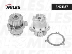Насос водяной ВАЗ 2108/2109 (DOLZ L123) AN21187 AN21187 MILES