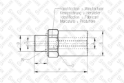 фитинг !соединительпрямой(л) D8x1-M22 SW28 R >>893 800 005 2 \ 8521238SX STELLOX
