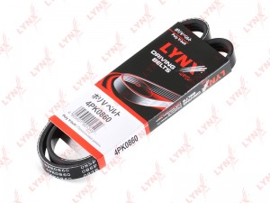 Ремень поликлиновой 4PK0860 LYNXAUTO