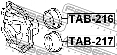 Опора дифференциала TAB-217 TAB-217 FEBEST