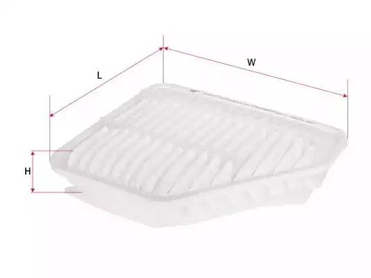 Фильтр воздушный  TOYOTA AVENSIS 2,0 2009 -   TOYOTA AURIS 2,2 2007 - 2012 A3314 A3314 SAKURA