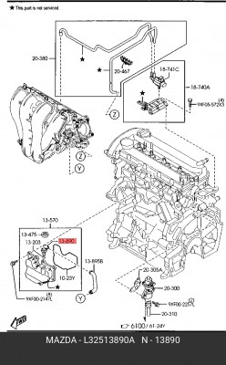 FORD S-MAX (2006>) L32513890A MAZDA