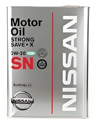 NISSAN STRONG SAVE X 0W20 4Л API SP ILSAC GF-6A KLAP0-00204 NISSAN