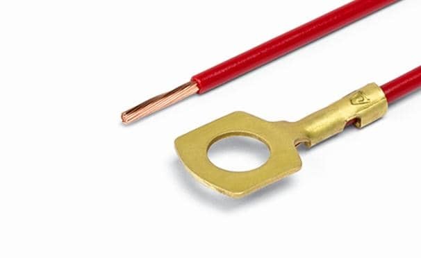 Контакт кольцевой диаметр 6,2 мм обжатый с проводом 1,0 кв.мм. AX38901 CARGEN
