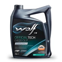 WOLF OFFICIALTECH 0W20 C6 F 5Л FORD WSS-M2C952-A JAGUAR-LAND ROVER STJLR.03.5006 1048795 WOLF