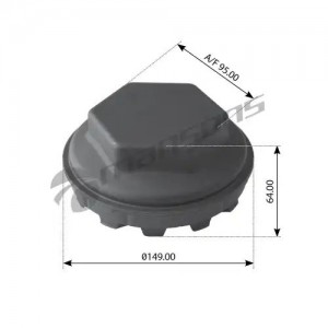 Крышка MERCEDES ступицы MANSONS 100.011 MANSONS