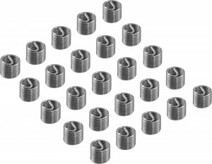 набор вставок резьбовых M6x1.0! 25 пр.\ WTRI610 THORVIK