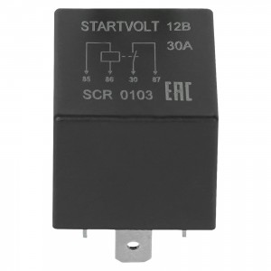 Реле универсальное 4-х контактное 12V 30A (без кронштейна) SCR 0103 START VOLT