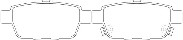 Колодки тормозные дисковые Honda Ridgeline 06, Acura TL 09 BP28004 BP28004 SB NAGAMOCHI