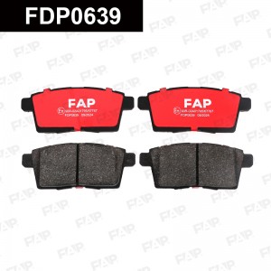 FDP0639 колодки дисковые задние!\ Mazda CX-7 MZR DISI Turbo 07> FDP0639 FAP