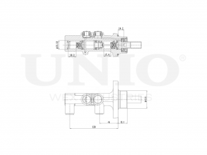 Цилиндр тормозной главный BRC-20004 UNIO