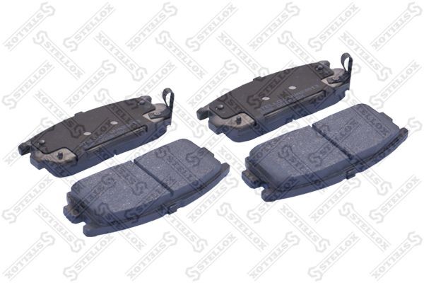 колодки дисковые задние! с антискрип. пластинами\ Hyundai Terracan HP 2.5TD/2.9C 888-002B-SX STELLOX