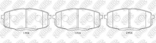 Колодки передние Hyundai i30/KIA Ceed PN0373 PN0373 NIBK
