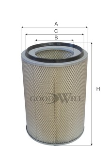 Фильтр воздушный AG 1025 GOODWILL