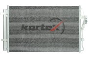 Радиатор кондиционера с ресивером  Kia Sorento II (09-) 2.4i/3.5i (LRAC 0822) KR KRD2169 KORTEX