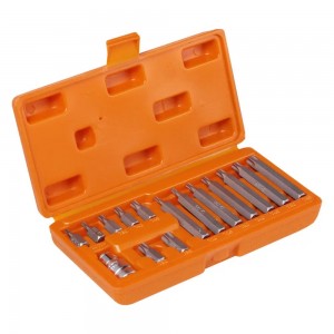 Набор бит (15 предметов) "AIRLINE" (TORX 3/8" 30 мм и 75 мм с держателем бит 1/2 AT-B-21 AIRLINE