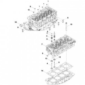 Седло впускного клапана 3302 дв.Cummins ISF 2.8 (Haffen) 0495 HAFFEN