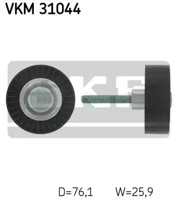ролик обводной!\ Audi A3, VW Golf/Polo/Passat 1.4/1.6FSi 02> VKM31044 SKF