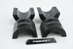 Втулки стабилизатора передние MERCEDES E W211 (компл-4 половинки) BZSB-219F-KIT BZSB-219F-KIT FEBEST