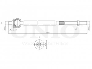 Тяга рулевая SSP-30088 UNIO
