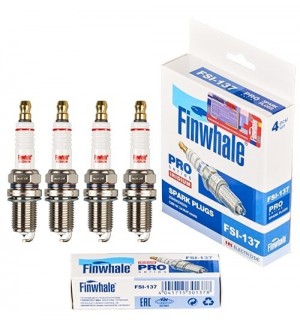 Свеча зажигания (компл. 4шт./цена за 1шт.) IRIDIUM 2.7L/3.0L/3.5L Sonata(01-12), FSI137 FINWHALE