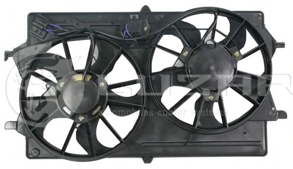 Вентиляторы охл. с кожухом (2 вент.) для а/м Ford Focus I A/C+ (98-) LFK1054 LFK1054 LUZAR