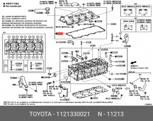 TOYOTA LAND CRUISER 90 00> 11213-30021 TOYOTA