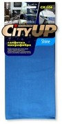 Салфетка микрофибра универсальная 35х40см "Shine" CITY UP CA106 CITY UP