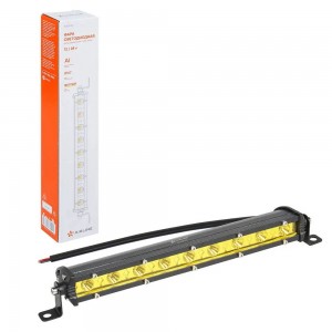 Фара светодиодная (балка) однорядная 9LED, желтый направленный свет, 13,5Вт, 264 ALED162 AIRLINE