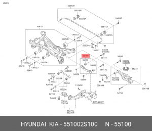 SPORTAGE (2010>)/IX35/TUCSON (2010>) 4WD 551002S100 HYUNDAI KIA