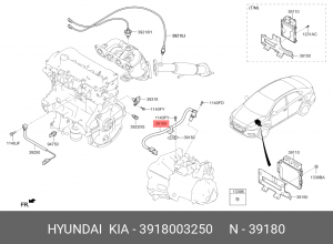 HYUNDAI SOLARIS (2017>) 3918003250 HYUNDAI KIA