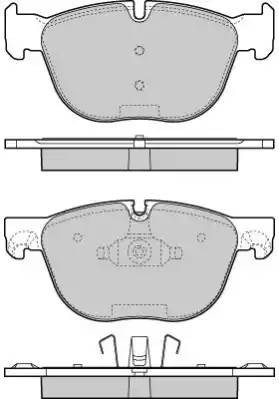 колодки дисковые передние!\ BMW E70/E71/E72 3.0i/3.0D 07> FBP1666 FREMAX