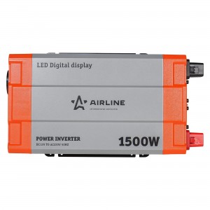 Преобразователь напряжения (инвертор) 12-220V 1500Вт AIRLINE API150008 AIRLINE
