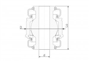 сайлентблок рычага плав.!\ BMW E38 2.8-5.0/2.5tds 93-01/E39 2.0-4.0/E60/E61 96> 821902 SIDEM
