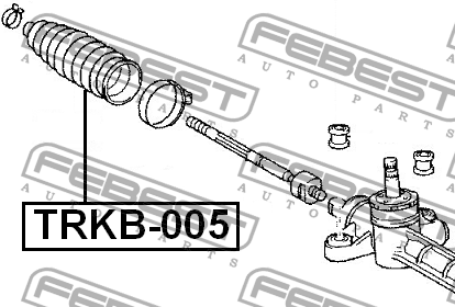 Пыльник рулевой TRKB-005 TRKB-005 FEBEST