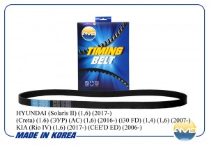 Ремень поликлиновой генератора (с кондиционером) HYUNDAI Solaris II, 1,6, 2017-, AMD.BL156 AMD