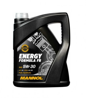 Масло моторное синтетическое 7707 Energy Formula FR 5W30 SN, A5/B5 5л 77075 MANNOL