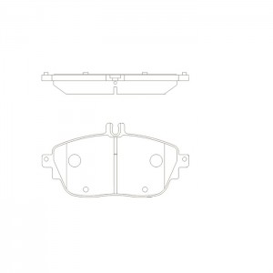 Колодки тормозные MERCEDES-BENZ A-class 2011 ~ 2018 / B-class 2011 ~ 2018 / CLA  GK1474 CTR