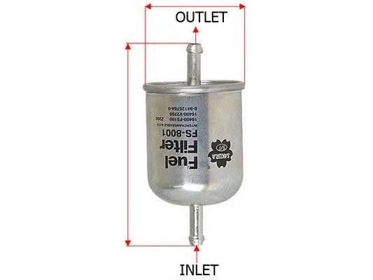 Фильтр топливный NISSAN Almera SAKURA FS-8001 SAKURA