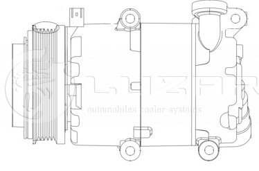Компрессор кондиц. для а/м Ford Focus II (05-) 1.8i/2.0i LCAC1020 LCAC1020 LUZAR